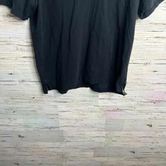 Robert Graham men’s short sleeve shirt collar black medium - Picture 2 of 9